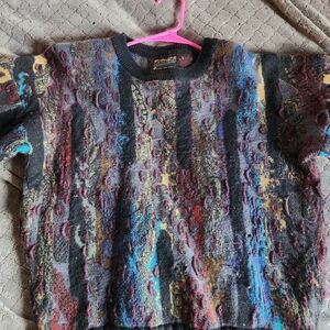 Multicolor Abstract Women's Sweater